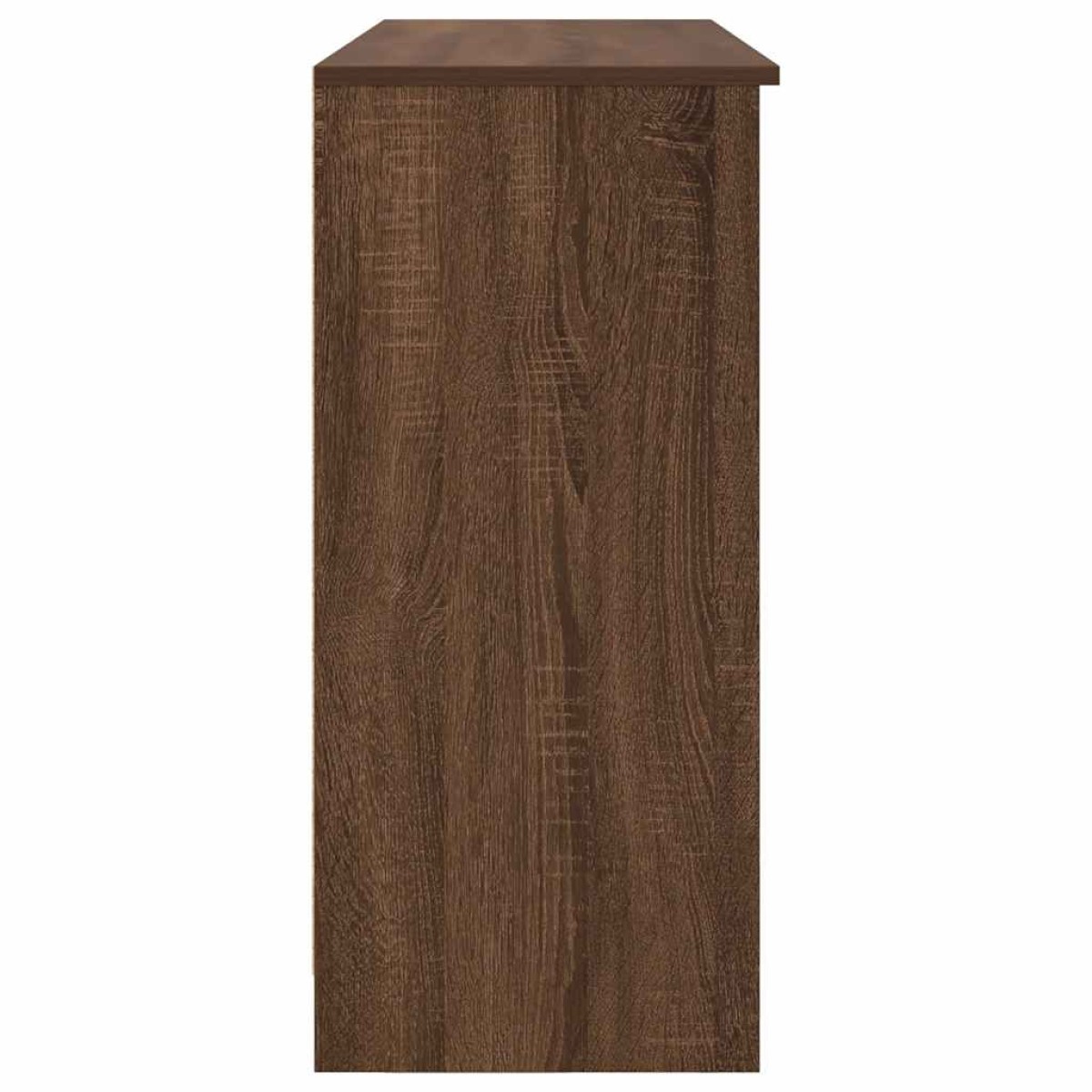 vidaXL Συρταριέρα με Συρτάρια καφέ δρυς 101x35x76 εκ. Επεξ. Ξύλο