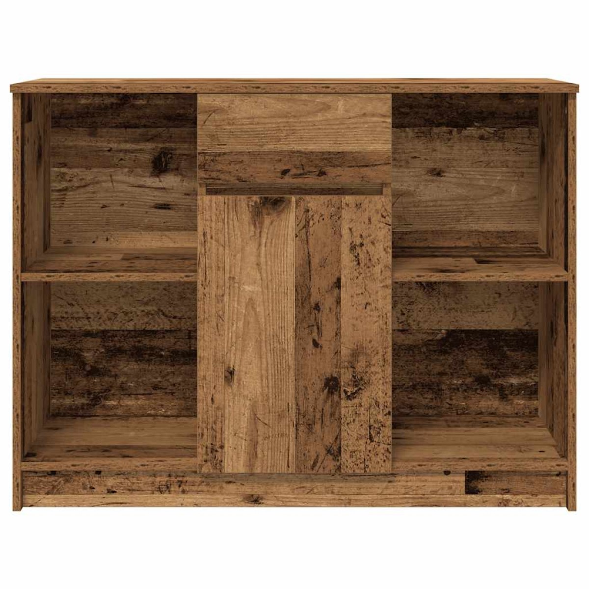 vidaXL Συρταριέρα με Συρτάρια Παλαιό ξύλο 101x35x76 εκ. από Επεξ. Ξύλο