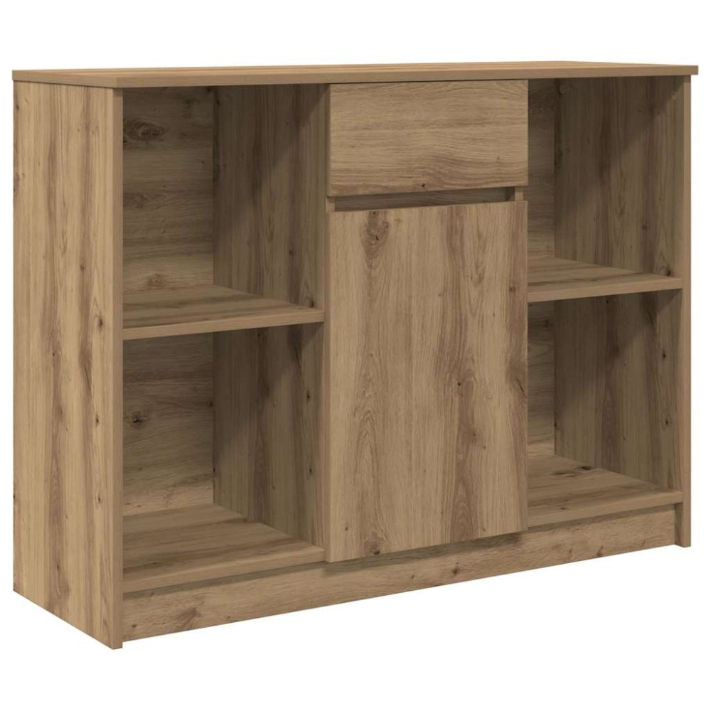 vidaXL Συρταριέρα με Συρτάρια Τεχνίτης Δρυς 101x35x76 εκ. Επεξ. Ξύλο