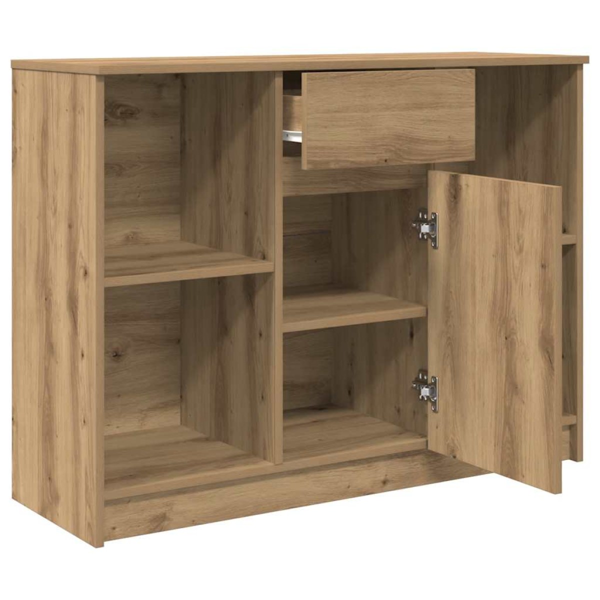 vidaXL Συρταριέρα με Συρτάρια Τεχνίτης Δρυς 101x35x76 εκ. Επεξ. Ξύλο