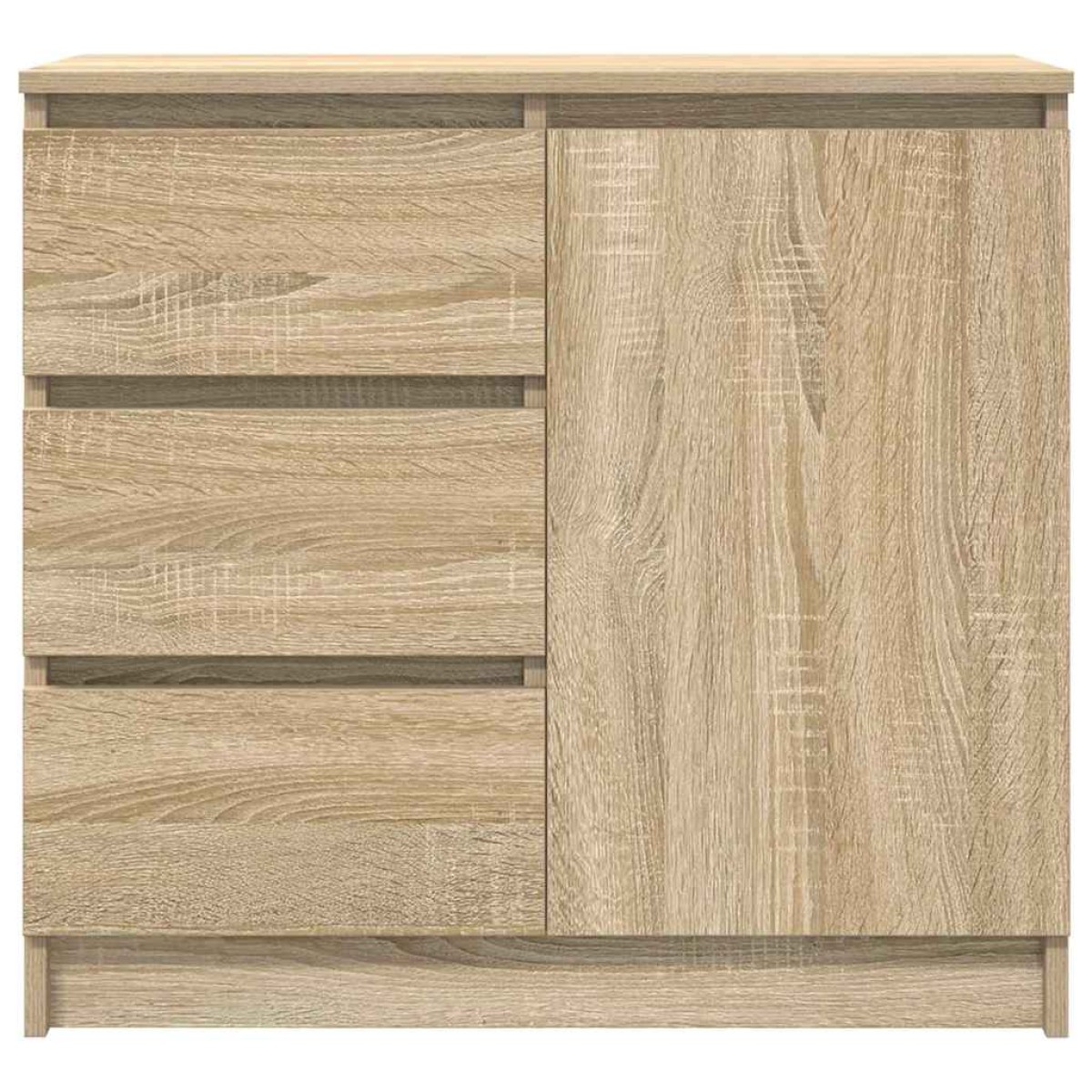 vidaXL Συρταριέρα με Συρτάρια Sonoma Δρυς 71x35x65 εκ. από Επεξ. Ξύλο