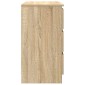 vidaXL Συρταριέρα με Συρτάρια Sonoma Δρυς 71x35x65 εκ. από Επεξ. Ξύλο