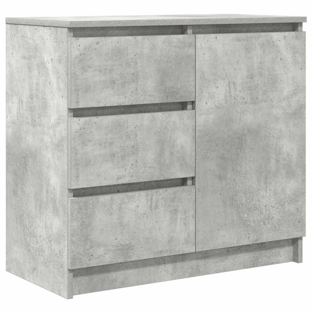 vidaXL Συρταριέρα με Συρτάρια Γκρι Σκυρ. 71x35x65 εκ. από Επεξ. Ξύλο