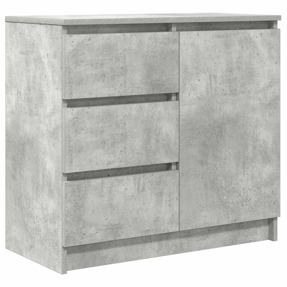 vidaXL Συρταριέρα με Συρτάρια Γκρι Σκυρ. 71x35x65 εκ. από Επεξ. Ξύλο