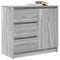 vidaXL Συρταριέρα με Συρτάρια Γκρι Sonoma 71x35x65 εκ. από Επεξ. Ξύλο