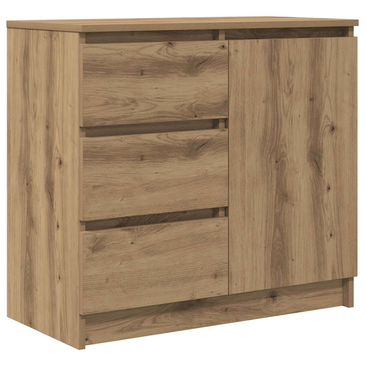 vidaXL Συρταριέρα με Συρτάρια Τεχνίτης Δρυς 71x35x65 εκ. Επεξ. Ξύλο