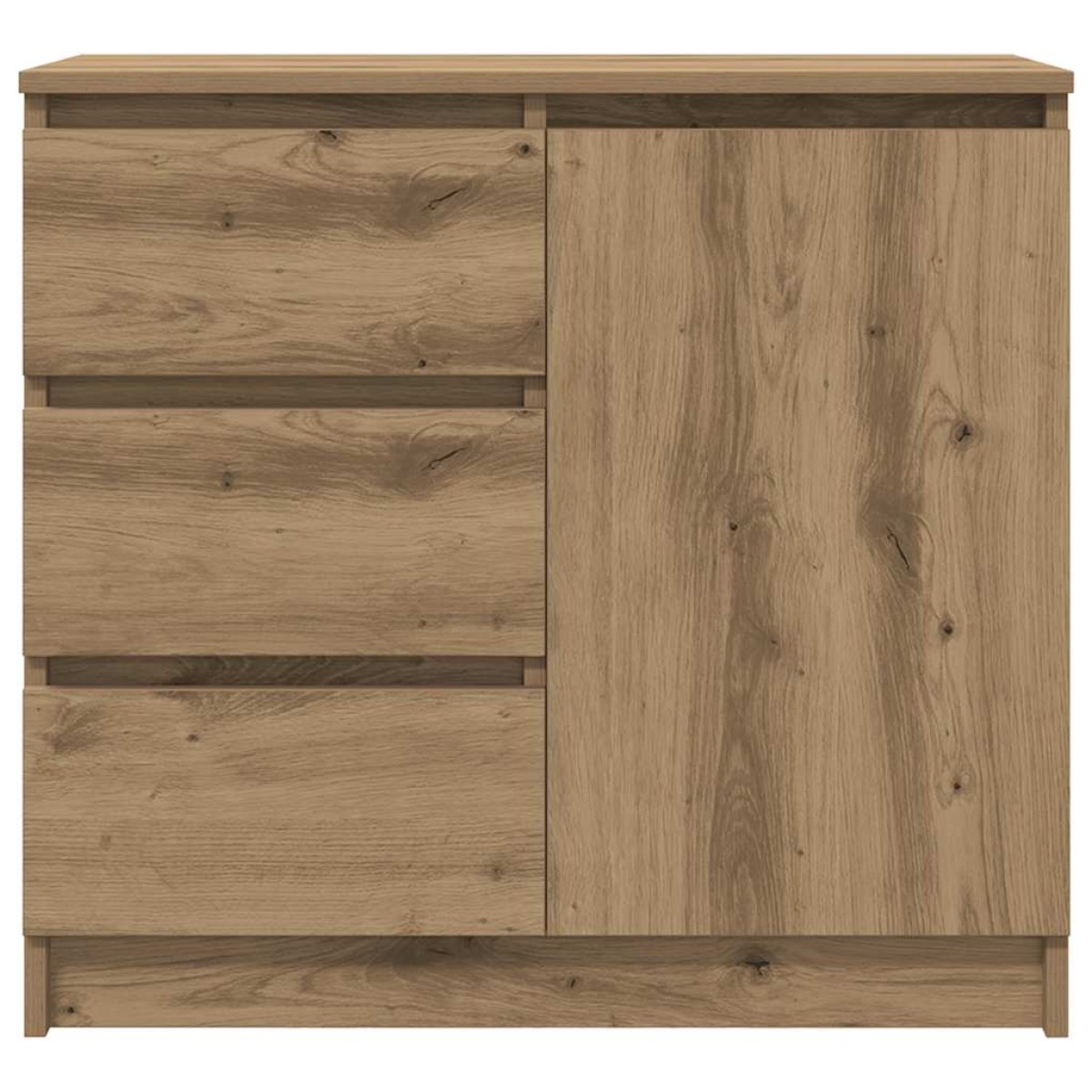 vidaXL Συρταριέρα με Συρτάρια Τεχνίτης Δρυς 71x35x65 εκ. Επεξ. Ξύλο