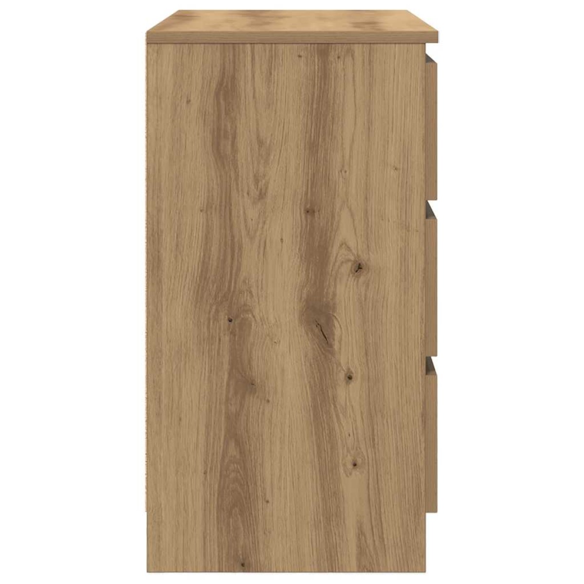 vidaXL Συρταριέρα με Συρτάρια Τεχνίτης Δρυς 71x35x65 εκ. Επεξ. Ξύλο