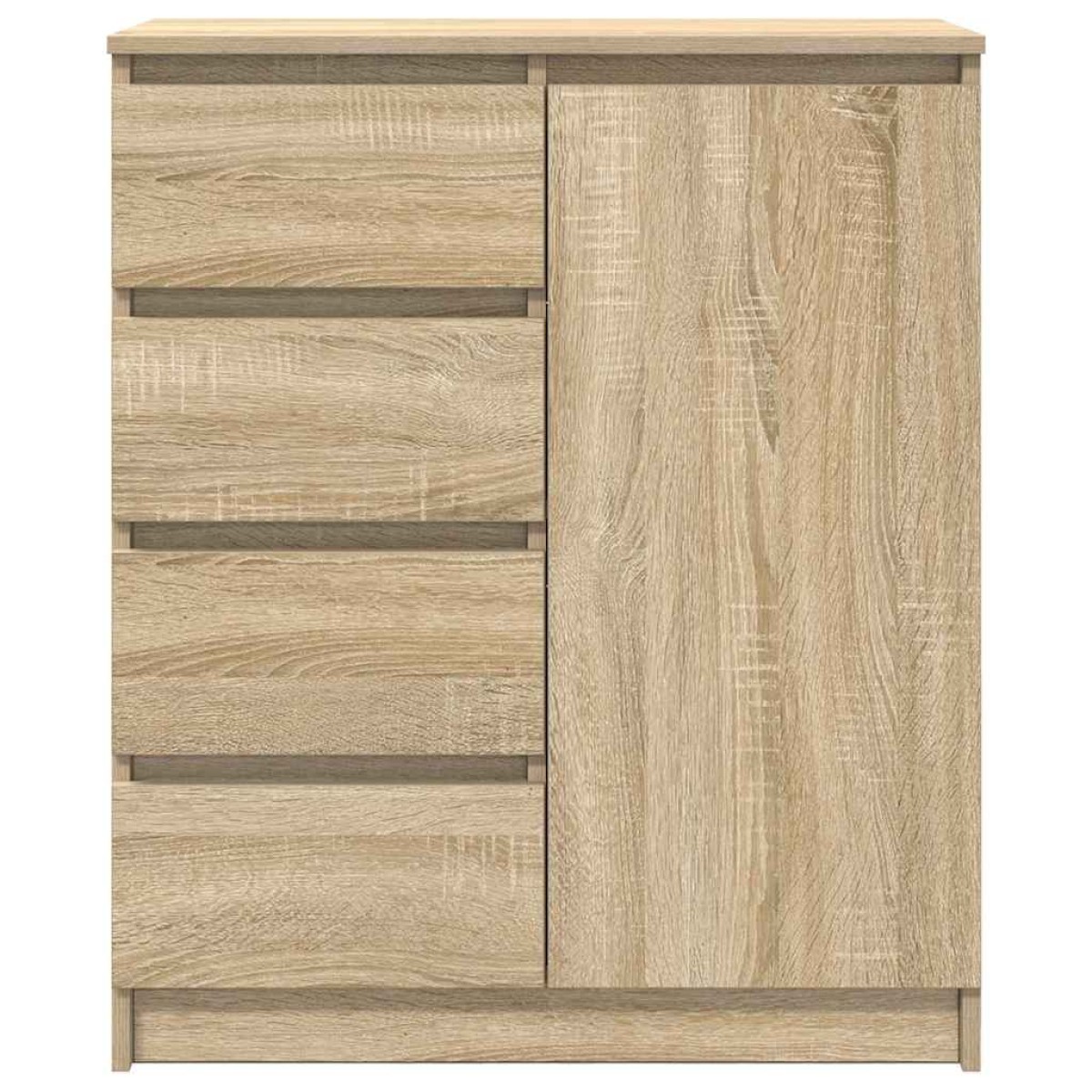 vidaXL Συρταριέρα με Συρτάρια Sonoma Δρυς 71x35x84 εκ. από Επεξ. Ξύλο