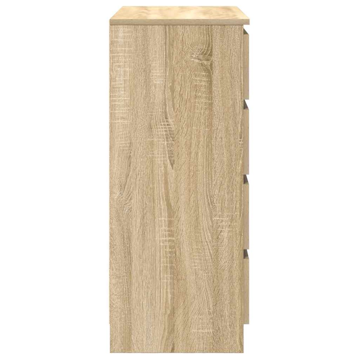 vidaXL Συρταριέρα με Συρτάρια Sonoma Δρυς 71x35x84 εκ. από Επεξ. Ξύλο