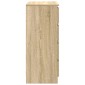 vidaXL Συρταριέρα με Συρτάρια Sonoma Δρυς 71x35x84 εκ. από Επεξ. Ξύλο