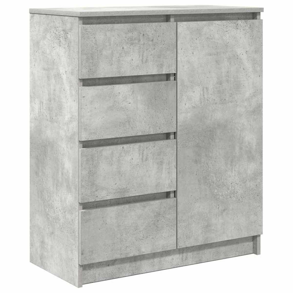 vidaXL Συρταριέρα με Συρτάρια Γκρι Σκυρ. 71x35x84 εκ. από Επεξ. Ξύλο