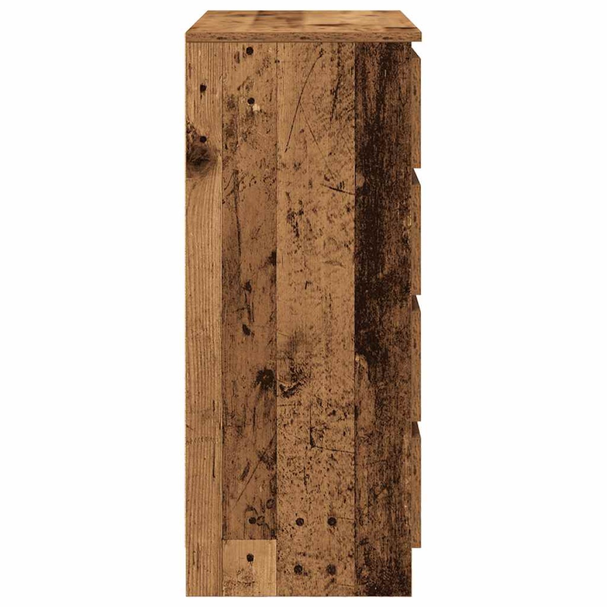 vidaXL Συρταριέρα με Συρτάρια Παλαιό ξύλο 71x35x84 εκ. από Επεξ. Ξύλο