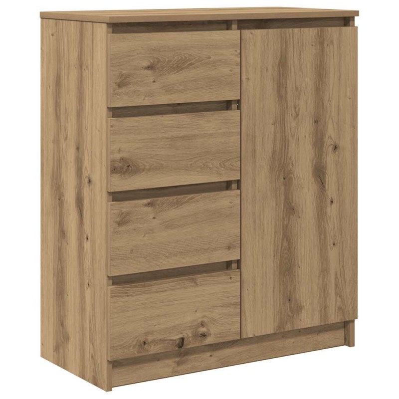 vidaXL Συρταριέρα με Συρτάρια Τεχνίτης Δρυς 71x35x84 εκ. Επεξ. Ξύλο