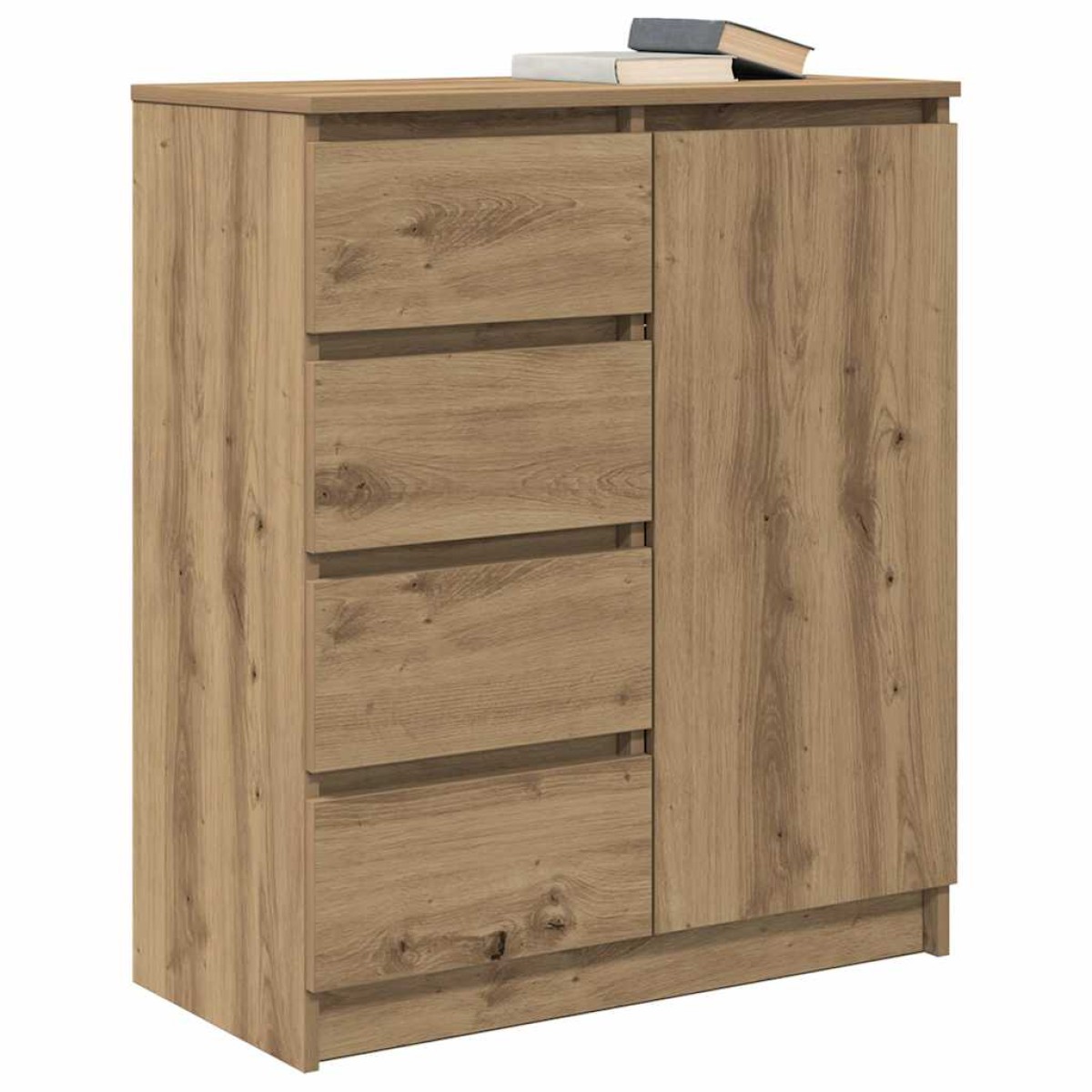 vidaXL Συρταριέρα με Συρτάρια Τεχνίτης Δρυς 71x35x84 εκ. Επεξ. Ξύλο