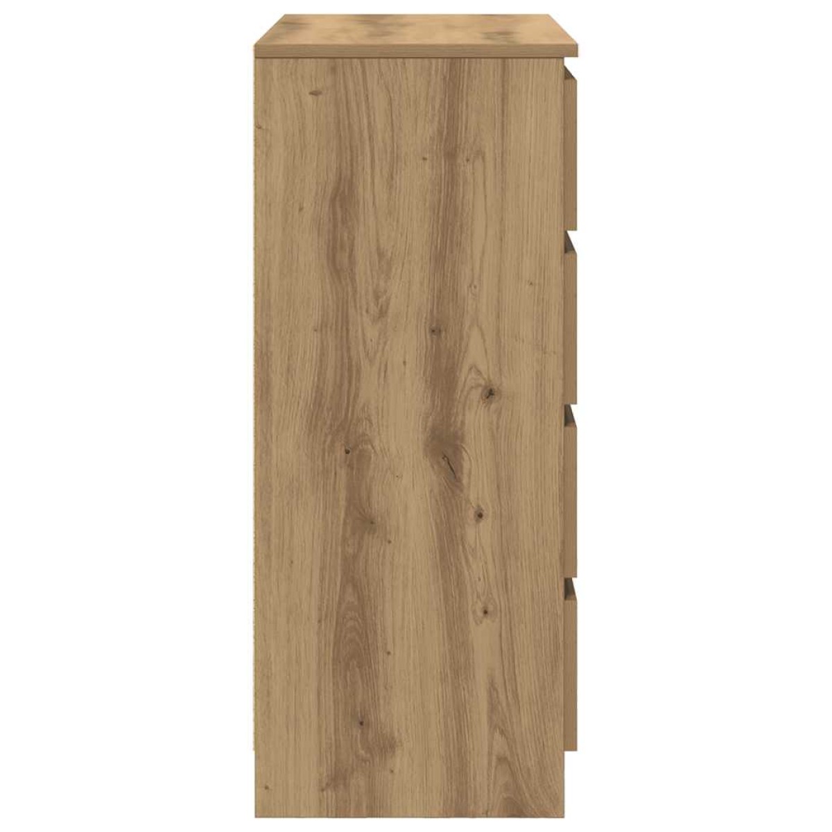 vidaXL Συρταριέρα με Συρτάρια Τεχνίτης Δρυς 71x35x84 εκ. Επεξ. Ξύλο