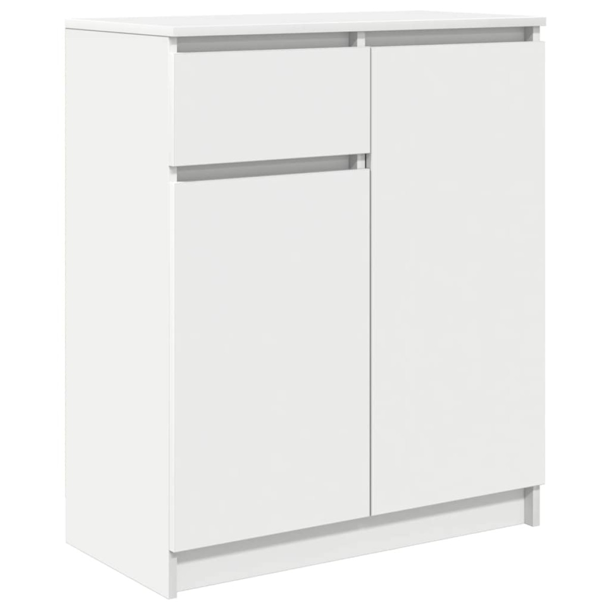 vidaXL Συρταριέρα με Συρτάρια Λευκή 71x35x84 εκ. από Επεξ. Ξύλο