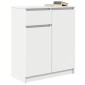 vidaXL Συρταριέρα με Συρτάρια Λευκή 71x35x84 εκ. από Επεξ. Ξύλο