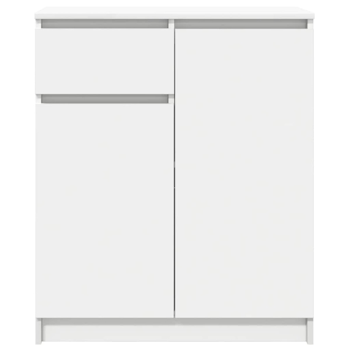 vidaXL Συρταριέρα με Συρτάρια Λευκή 71x35x84 εκ. από Επεξ. Ξύλο