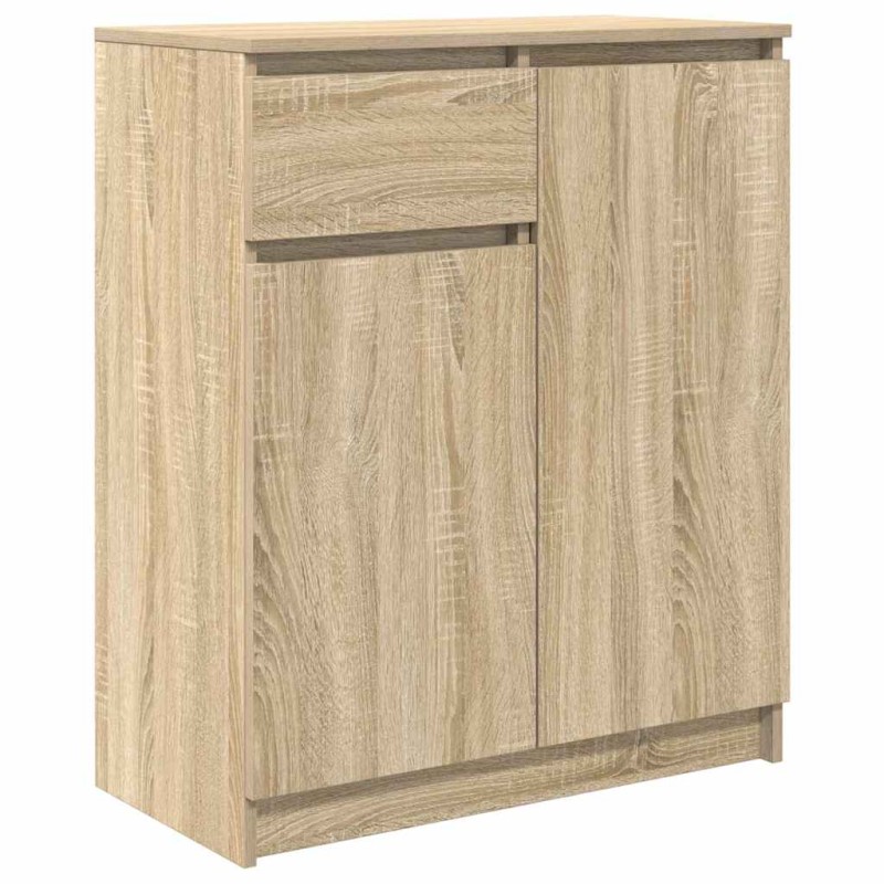 vidaXL Συρταριέρα με Συρτάρια Sonoma Δρυς 71x35x84 εκ. από Επεξ. Ξύλο