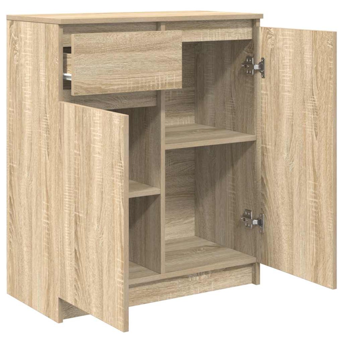 vidaXL Συρταριέρα με Συρτάρια Sonoma Δρυς 71x35x84 εκ. από Επεξ. Ξύλο