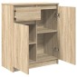 vidaXL Συρταριέρα με Συρτάρια Sonoma Δρυς 71x35x84 εκ. από Επεξ. Ξύλο