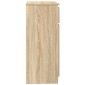 vidaXL Συρταριέρα με Συρτάρια Sonoma Δρυς 71x35x84 εκ. από Επεξ. Ξύλο