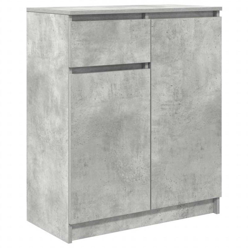 vidaXL Συρταριέρα με Συρτάρια Γκρι Σκυρ. 71x35x84 εκ. από Επεξ. Ξύλο