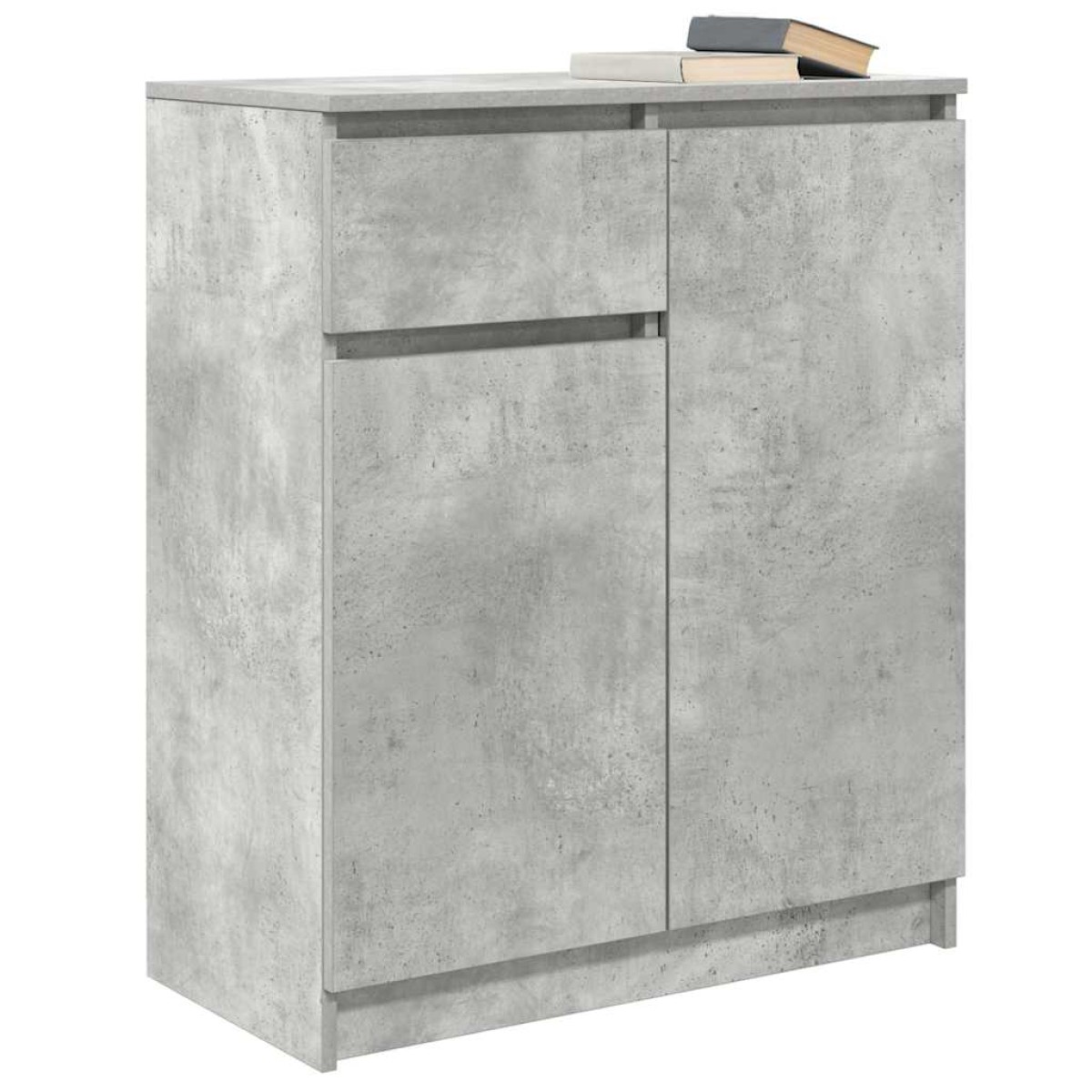 vidaXL Συρταριέρα με Συρτάρια Γκρι Σκυρ. 71x35x84 εκ. από Επεξ. Ξύλο