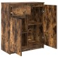 vidaXL Συρταριέρα με Συρτάρια Καπνιστή Δρυς 71x35x84 εκ. Επεξ. Ξύλο