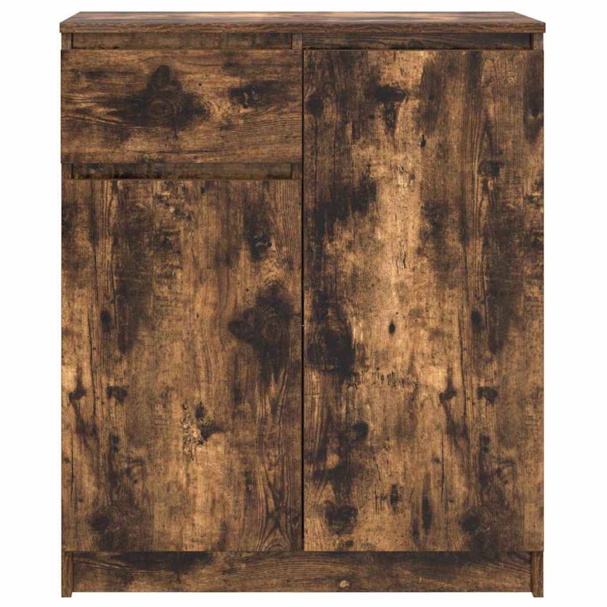 vidaXL Συρταριέρα με Συρτάρια Καπνιστή Δρυς 71x35x84 εκ. Επεξ. Ξύλο