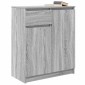 vidaXL Συρταριέρα με Συρτάρια Γκρι Sonoma 71x35x84 εκ. από Επεξ. Ξύλο