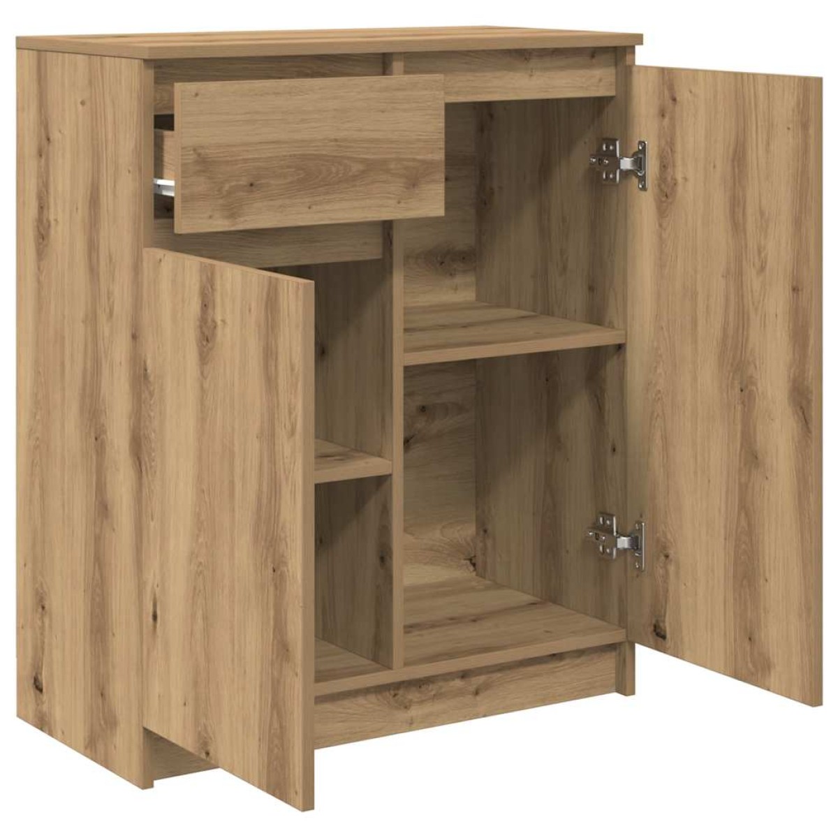 vidaXL Συρταριέρα με Συρτάρια Τεχνίτης Δρυς 71x35x84 εκ. Επεξ. Ξύλο