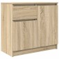 vidaXL Συρταριέρα με Συρτάρια Sonoma Δρυς 71x35x65 εκ. από Επεξ. Ξύλο