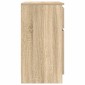 vidaXL Συρταριέρα με Συρτάρια Sonoma Δρυς 71x35x65 εκ. από Επεξ. Ξύλο