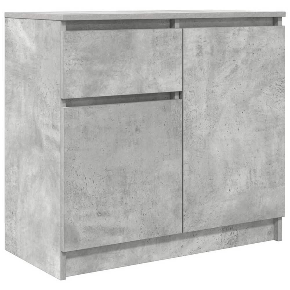 vidaXL Συρταριέρα με Συρτάρια Γκρι Σκυρ. 71x35x65 εκ. από Επεξ. Ξύλο