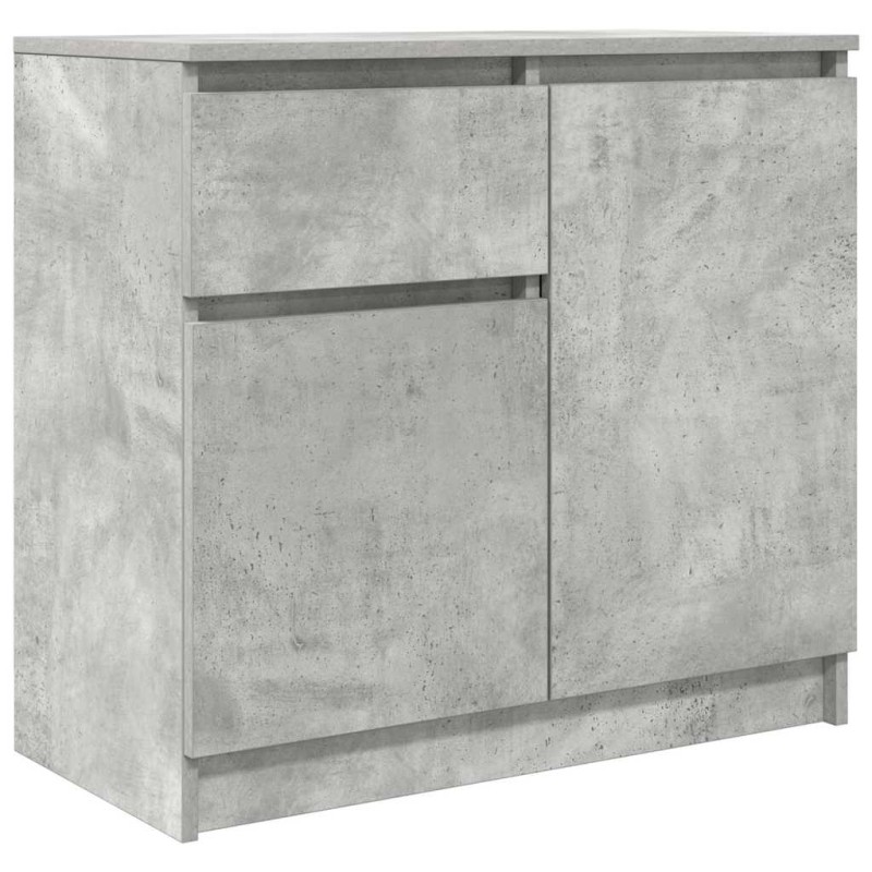 vidaXL Συρταριέρα με Συρτάρια Γκρι Σκυρ. 71x35x65 εκ. από Επεξ. Ξύλο