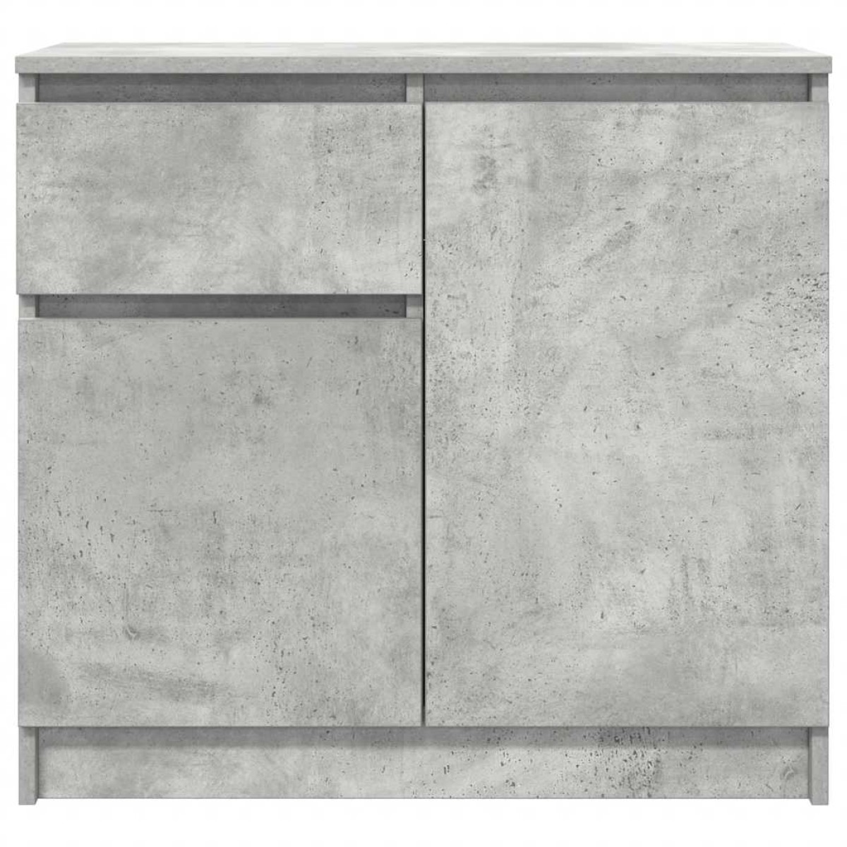 vidaXL Συρταριέρα με Συρτάρια Γκρι Σκυρ. 71x35x65 εκ. από Επεξ. Ξύλο