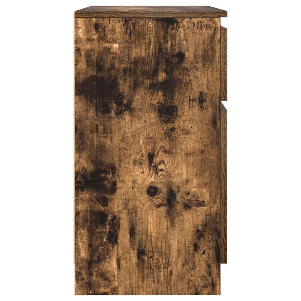 vidaXL Συρταριέρα με Συρτάρια Καπνιστή Δρυς 71x35x65 εκ. Επεξ. Ξύλο