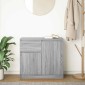 vidaXL Συρταριέρα με Συρτάρια Γκρι Sonoma 71x35x65 εκ. από Επεξ. Ξύλο