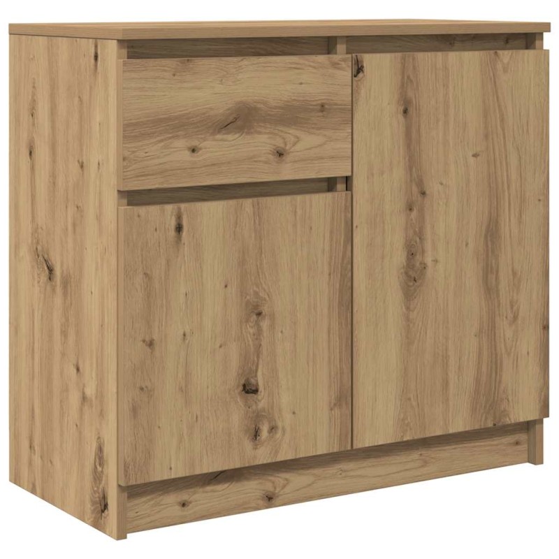 vidaXL Συρταριέρα με Συρτάρια Τεχνίτης Δρυς 71x35x65 εκ. Επεξ. Ξύλο