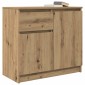 vidaXL Συρταριέρα με Συρτάρια Τεχνίτης Δρυς 71x35x65 εκ. Επεξ. Ξύλο