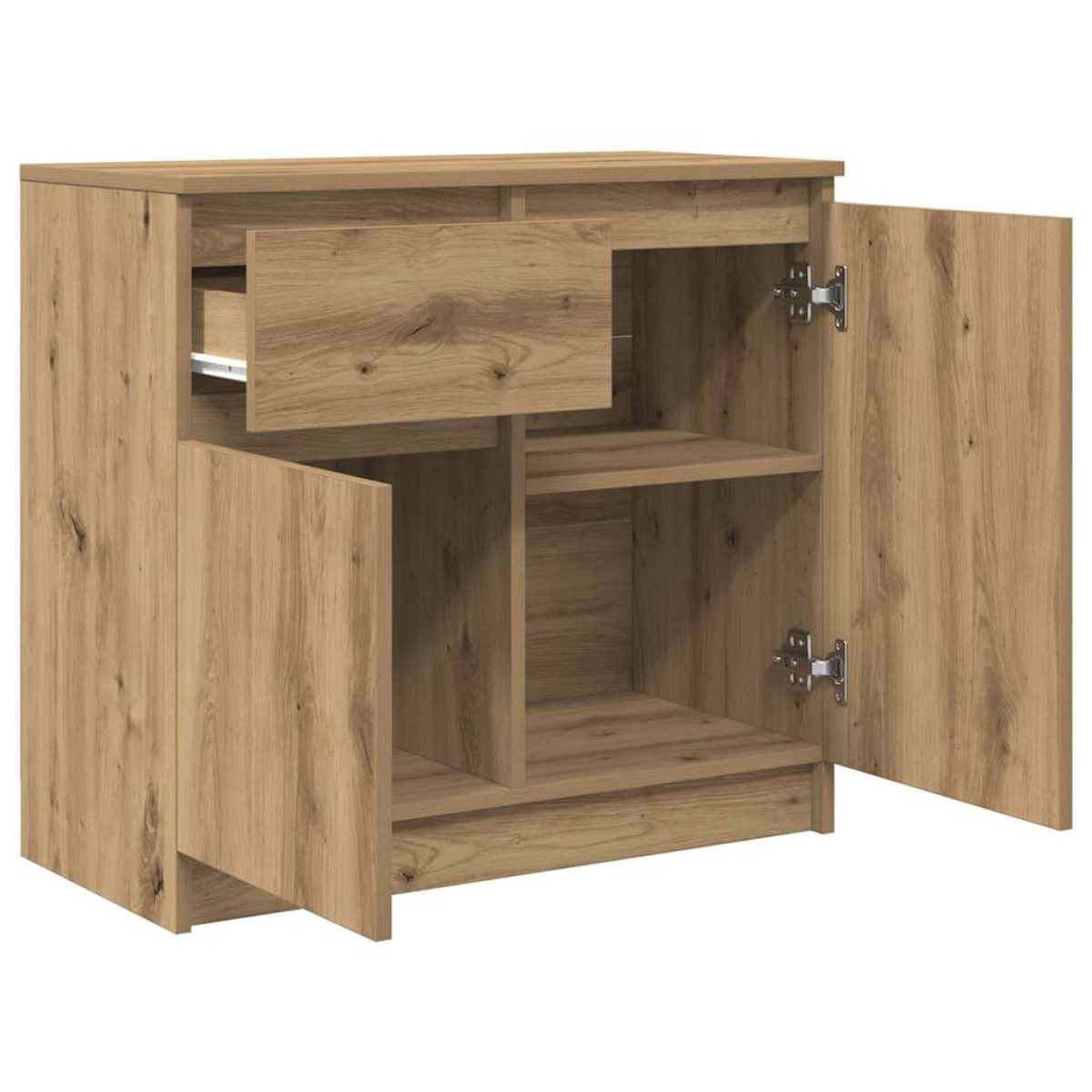 vidaXL Συρταριέρα με Συρτάρια Τεχνίτης Δρυς 71x35x65 εκ. Επεξ. Ξύλο