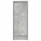 vidaXL Ντουλάπι Γκρι Σκυροδέματος 29,5x34x76 εκ. Επεξεργασμένο Ξύλο