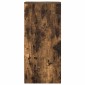 vidaXL Sideboard Καπνιστή δρυς 29,5x34x76 cm Κατασκευασμένο ξύλο