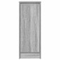 vidaXL Sideboard Γκρι Sonoma 29,5x34x76 cm Ξύλινο μηχανουργικό ξύλο