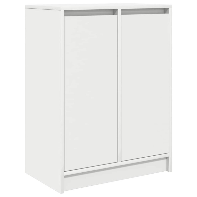 vidaXL Παπουτσοθήκη Λευκή 57x34x76 εκ. από Επεξεργασμένο Ξύλο