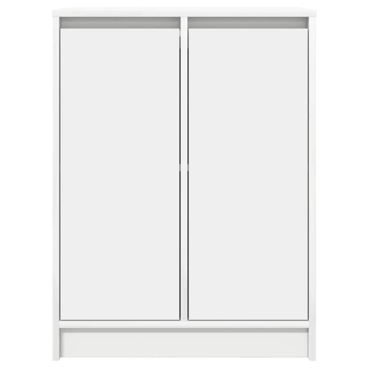 vidaXL Παπουτσοθήκη Λευκή 57x34x76 εκ. από Επεξεργασμένο Ξύλο