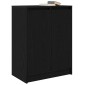 vidaXL Sideboard Μαύρη βελανιδιά 57x34x76 cm Κατασκευασμένο ξύλο
