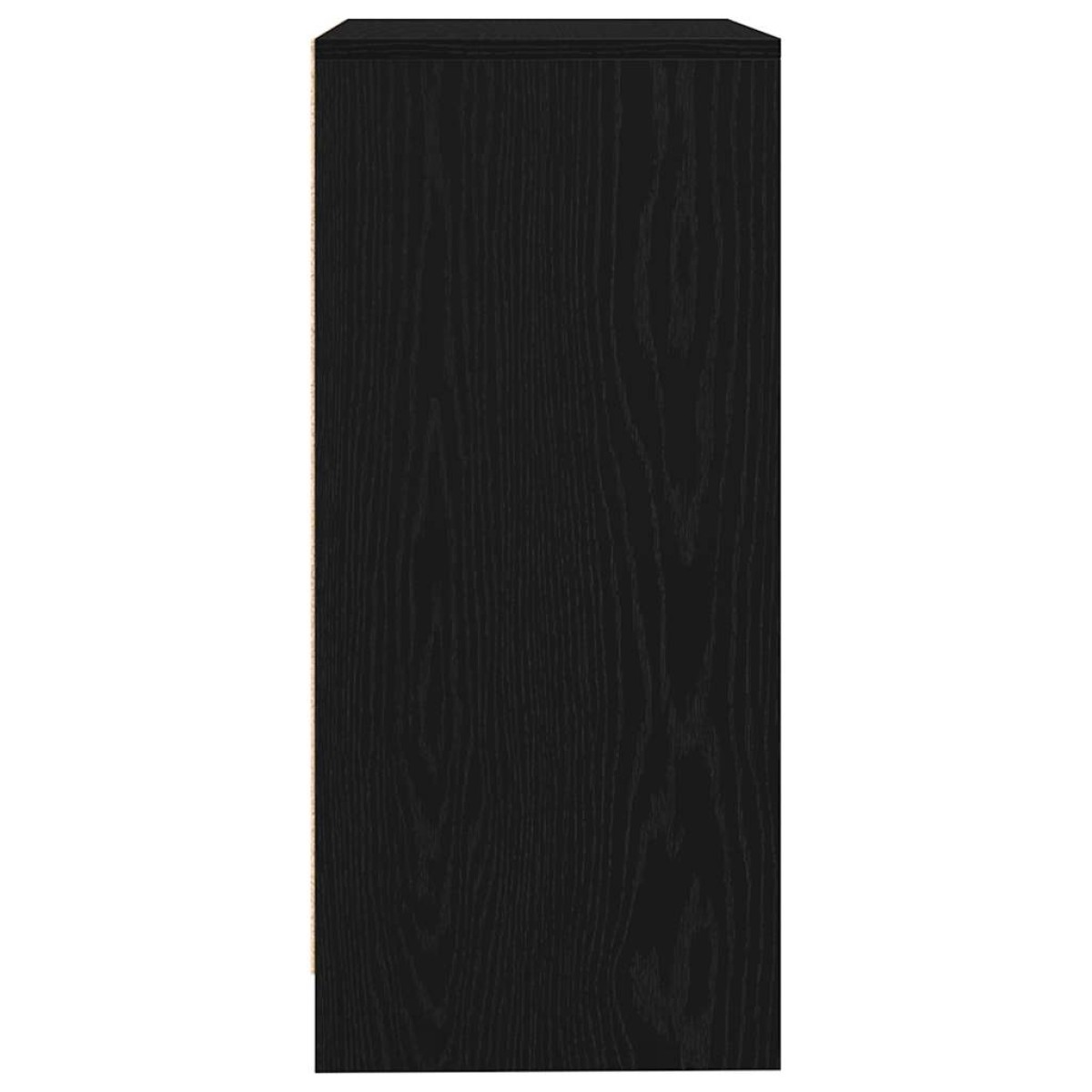 vidaXL Sideboard Μαύρη βελανιδιά 57x34x76 cm Κατασκευασμένο ξύλο